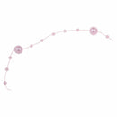 5 Meters Fishing Line Artificial Pearls Beads Chain Garland Flowers Wedding F1C8