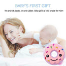 Random Color Baby Silicone Teether Donuts Chew Biter Goods toys Kids Z9E8