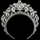 European Bride Crown Headdress Leaf Crystal Rhinestone Crown Wedding Access