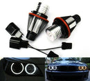 2x For BMW E39 E53 E60 E61 E63 65 E87 X5 no Error Angel Eyes Halo LED Light Bulb