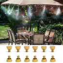 20pcs Brass Misting Nozzles Water Mister Sprinkle For Cooling System Outdoor zxc