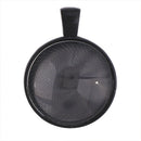 80x Round Pendant Trays Glass Cabochon Base 8 color Jewelry Making Crafts GiftOZ