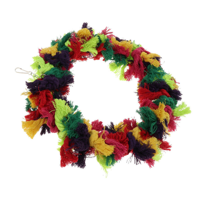 Colorful Bird Toys Parrot Swing Ring Cage Toys For Cockatiel Budgie Lovebird
