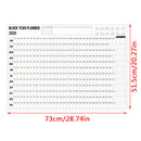 2020 Yearly Calendar Planner Memo Organiser Annual Schedule Daily With Stic- OZ