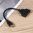 HDMI Splitter 1080P Video HDMI Switcher 1X2 Split 1 in 2 Out Cable Adapter A