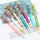1PC Dried Flower Ballpoint Pen Rollerball Pen Writing Stationery School Supplies