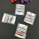 50x Travel Thread Threader Needle Tape Measure Scissor Bag Home Set Sewi FYK