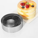6X Pro Round Pastry Cutters Doughnut Fondant Muffins Mould Ring Baking Tools