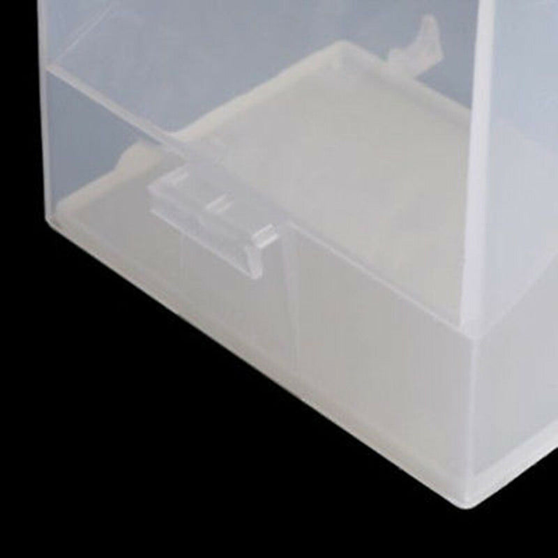 Bird Poultry Feeder Automatic Acrylic Food Container Parrot Pigeon Splash ProoJR