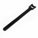50Pcs Durable Black Cable Cord Nylon Strap Hook Loop Ties Tidy Organiser Tool