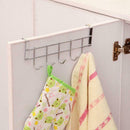 Stainless Steel Over Door Home Kitchen Bathroom Towel Hanger X6T5 Rack_Hold S3K2