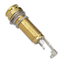 Brass Threaded Cylinder Guitar Jack End Pin Socket For Electric Bass Parts