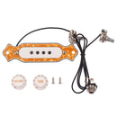 Pre-wired 4 String Electric Cigar Box Guitar Magnetic Pickup with Volume & Tone