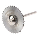 7Pcs Cutting Discs Mandrel HSS Rotary Circular Saw Blades Tool Cutoff - OZ