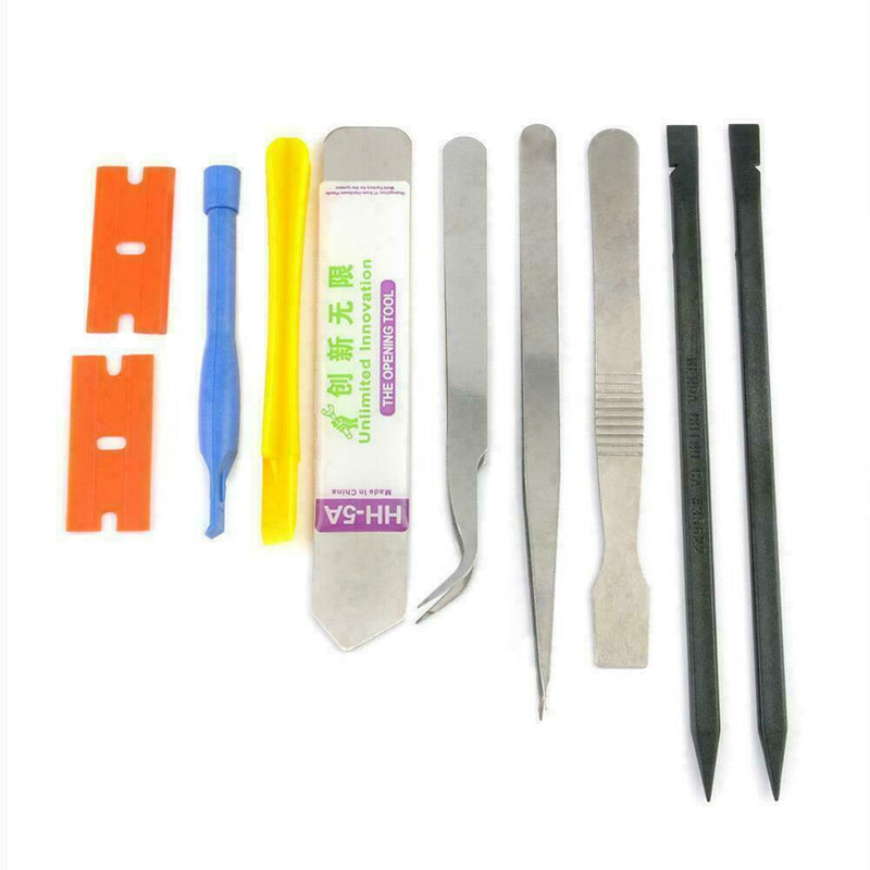 10 in 1 Set Mobile Phone Repair Tools Opening Pry Disassemble Tweezer Tools R0D3