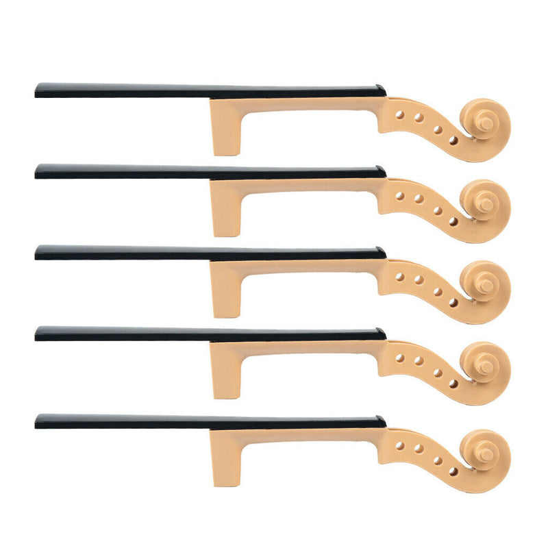 4/4 Exquisite Unfinished Solid Wood Violins Blank Neck Fingerboard Luthier Tools