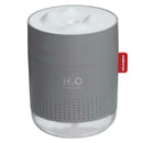 500ml 7 Color LED Ultrasonic USB Humidifier Essential Oil Diffuser (Grey)