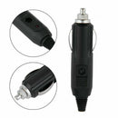DC 12V Car Charger Power Adapter Lighter Male Socket Plug Cable Red LED