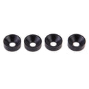Free  4 Black Neck Joint Bushings Bolts for Electric Guitar Bass