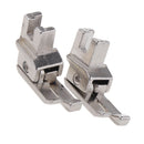 2PCS Right Compensating Presser Feet Top-Stitch for Domesic Sewing Machines