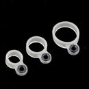 23pcs Luminous Silicone Fishing Rod Guide Ring Tips Eye Rings with Reel Seat