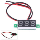 0.28inch LCD Two Wire 2.5-30V Red LED Digital DC Voltmeter Panel Meter A