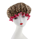 Waterproof Women Shower Caps Bathing Bath Hat Elastic Hair Cover Head Cap