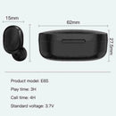 E6S TWS Wireless Bluetooth Headphones Earphones Mini IOS Buds For Android I J4D5