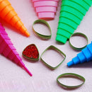 5Pcs Paper Quilling Border Buddy Bobbin Tower Quilled Creation Handmade Cra V3Z8
