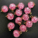 16MM Mini Glass Bottles with Beads Pendant Ornaments Jewelry Making N3C9 T6 U0C0