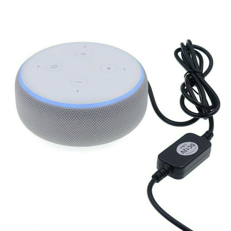 USB Power Adapter Charger Cable 4*1.7mm For Amazon Echo Spot&Echo Dot 3rd gen