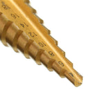 1Pcs Durable 4-22MM HSS Hex Titanium Coated Step Cone Drill Bit Power Tool M&E