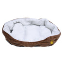 Large Waterproof Warm Soft Fleece Puppy Pet Dog Cat Bed House Basket Nest M