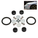 Black Quick Release Fasteners For Car Bumper Trunk Fender Hatch Lid