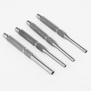 4pcs Stainless Steel Multi Size Hollow End Roll Pin Tool Starter Punch Kits