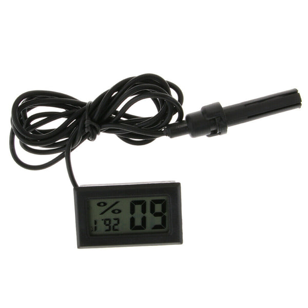 2pcs Lizard Amphibian Terrarium Temperature Humidity Meter Thermo-Hygrometer