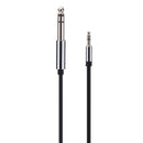 3.5mm Male to 6.35mm Male TRS Stereo Audio AUX Adapter Connector Jack Cable
