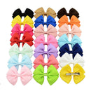 20pcs Baby Kids Girls Grosgrain Ribbon Bow Hair Clip Hairpin Alligator Clips AUM