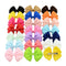20pcs Baby Kids Girls Grosgrain Ribbon Bow Hair Clip Hairpin Alligator Clips AUM