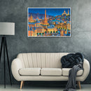 1000 Pieces DIY Light City Puzzle Educational Learning Assembling Game Toys