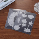 10pcs Rubber Magnet Sheet DIY Photo Picture Cutting Die Black Magnetic Mats