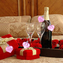 36 Pieces Heart Baubles Heart Shaped Valentine's Day Decorations Tree BaubleK3Q2