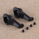 Pair Front C-Hub Carrier fit for Traxxas TRX-4 1/10 RC Crawler Black