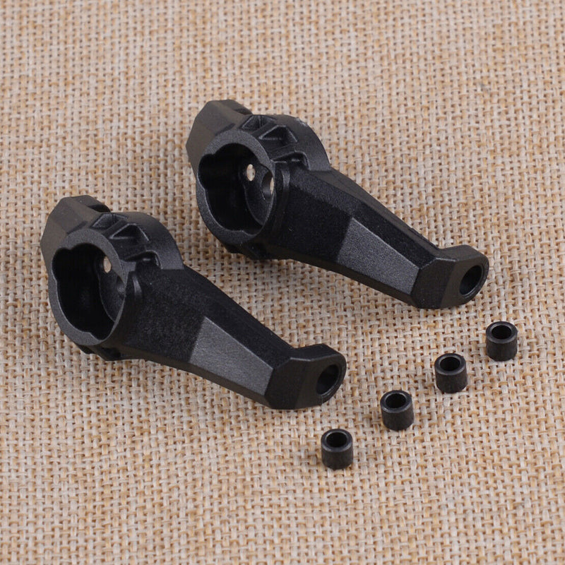 Pair Front C-Hub Carrier fit for Traxxas TRX-4 1/10 RC Crawler Black