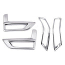 Front + Rear Fog Light Lamp Cover Chrome Bumper Reflector Accessories for 2