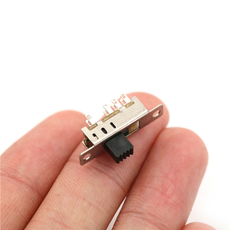 20pcs SS23E04 Double Toggle Switch 8 Pins DP3T Handle Length 5mm Slide Switc Ew