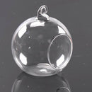 12cm Glass Tea Light Candle Holder Candlestick Landscape Bottle _Flat White