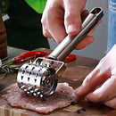 Meat Tenderizer Roller Pork Beef Tender Stainless Steel Punch Rolling JGP UUV