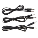 3Pcs Audio Converter Cable 3.5mm Mono Jack Male To Male Extension Cable, 1M