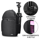 Caden Camera Bag Sling Backpack, Camera Case Waterproof With Modular Insert